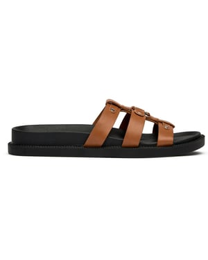 Solesister Honey Footbed Sandalias