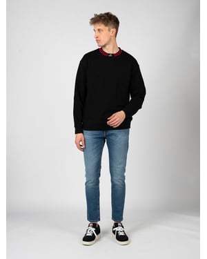 Diesel Sudadera S-Kraks del hombre negro