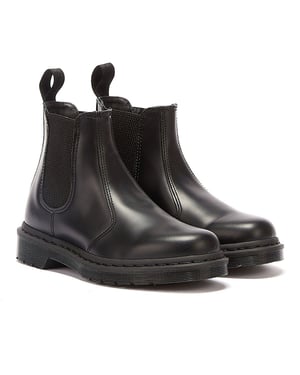 Botas Mono para Mujer Dr. Martens 2976 de Cuero Liso - (Negro)
