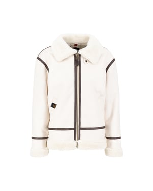 B-3 Faux Leather Bomber Jacket