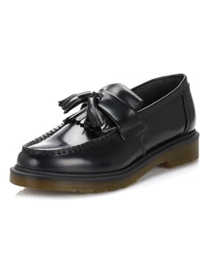 Mocasines Negros de Piel Pulida Dr. Martens Adrian
