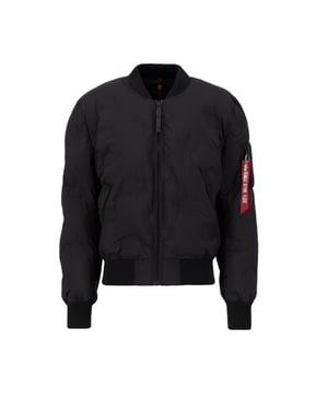 MA-1 Embroidery Logo Puffer Bomber Jacket