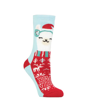 Medias de Navidad Esponjosas para Mujeres de Heat Holders Lite