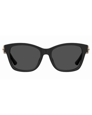 Gafas De Sol Moschino Negras Con Detalle De Hebilla