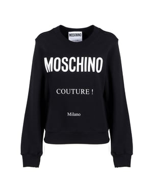 Jersey Negro Moschino Couture Milano