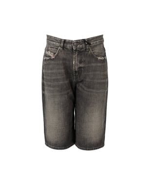 Diesel Bermudas De-Lily de mujer negro, Gris