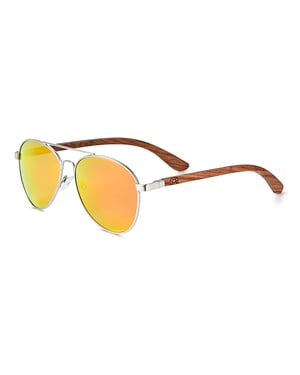 Gafas de sol polarizadas Earth Wood Sayulita - Secoya/Azul verdoso