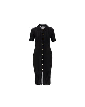Minivestido de punto de Versace