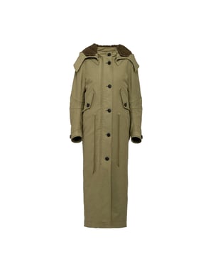 Parka larga Prada