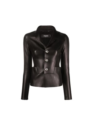 Chaqueta de cuero Dsquared2