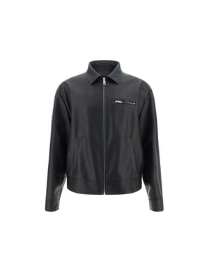 Chaqueta de cuero Prada