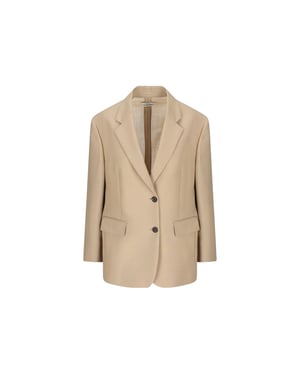 Blazer color cuerda de Prada