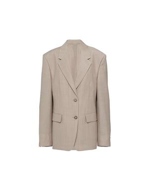 Chaqueta blazer de lana Prada