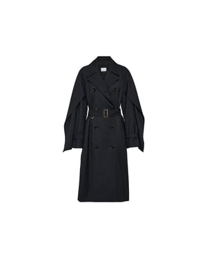 Gabardina de mezcla de lana Burberry