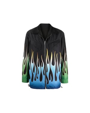 Chaqueta reversible con estampado de llamas de Kenzo