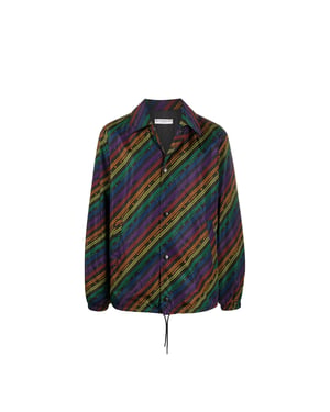Chaqueta de nailon con cadena arcoíris de Givenchy