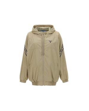 Chaqueta con el logotipo de Prada
