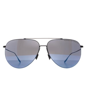 Porsche Design Aviador Unisex Espejo Negro Azul P8939