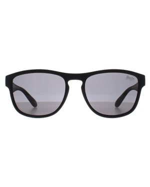 Superdry Square Hombre Mat Black Solid Smoke Rockstar