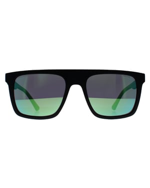 Police Square Hombre Matte Negro Humo Verde Espejo SPLF61 Beyond Lite 2