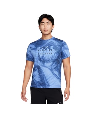 Camiseta De Running Nike Azul Ombré