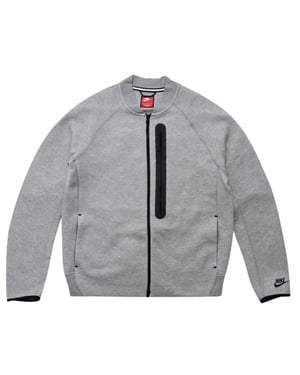 Chaqueta Deportiva Con Cremallera Gris Lisa De Nike