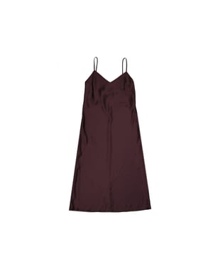 Vestido midi lencero de satén Acacia de Blanca Vita