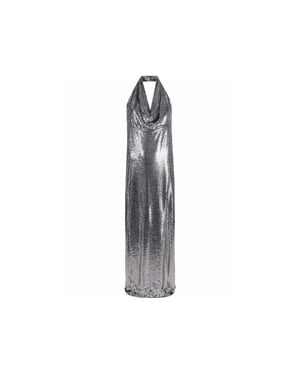 Vestido largo con lentejuelas de Blanca Vita