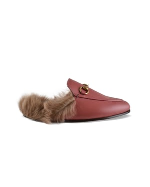 Gucci Mules Princetown Rosa