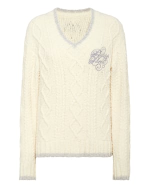 Loose Fit V-Neck Sweater