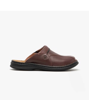 Josef Seibel Klaus Mules de Cuero para Hombre Brasil/negro