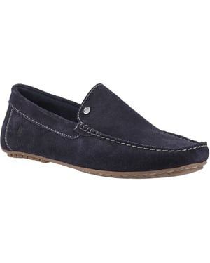Hush Puppies Ralph Mocasines de Cuero Suede para Hombre en Color Marino