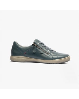 Zapatillas de cuero para mujer Josef Seibel Caren 12 Océano