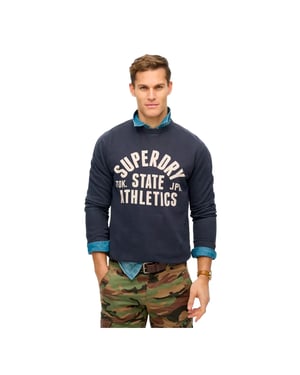 Sudadera deportiva esencial Superdry para hombre