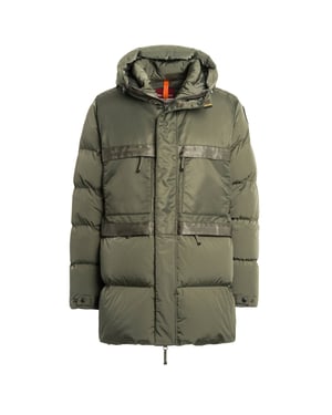 Chaqueta Larga Con Capucha De Plumón Parajumpers Venture Thyme Green