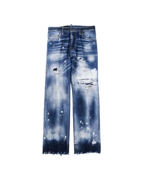 Pantalones Vaqueros Desgastados Azules Roadie Jean De Dsquared2