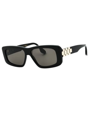 Gafas De Sol Victoria Beckham Con Lentes Negras En Gris Oscuro