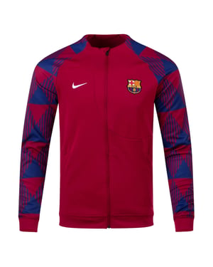 Chaqueta De Entrenamiento Nike 23/24 Barcelona Roja Con Cremallera