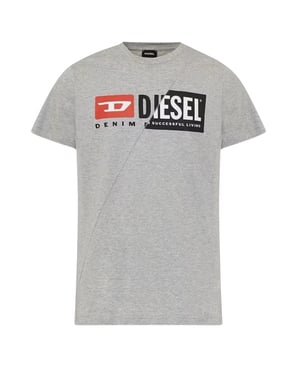 Camiseta Gris Con Diseño Cuty De Diesel