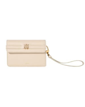 Bolso De Mano Pequeño "ma" De Alabastro De Amiri Calf