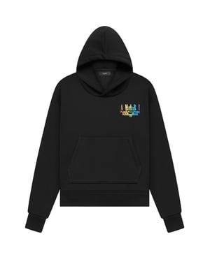 Sudadera Negra Con Capucha Amiri Xo Beverly Hills