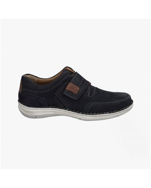 Zapatos de Cuero para Hombre Josef Seibel Anvers 83 de Ajuste Amplio Azul