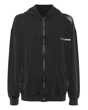 Hoodie Sweatjacket Cold Dye