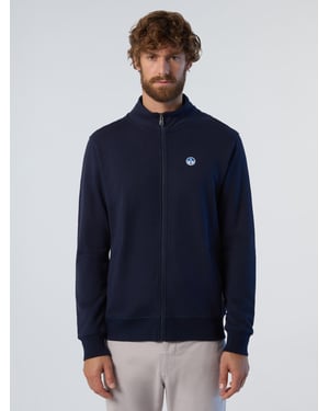North Sails Sweatshirt Full-zip with logo patch