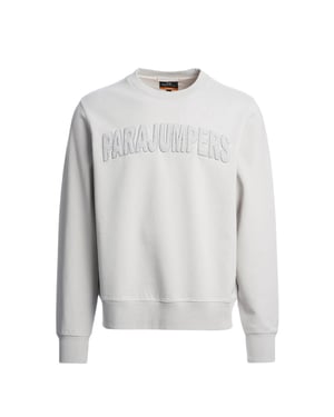 Sudadera Blanca De Josiah Ghiaccio De Parajumpers