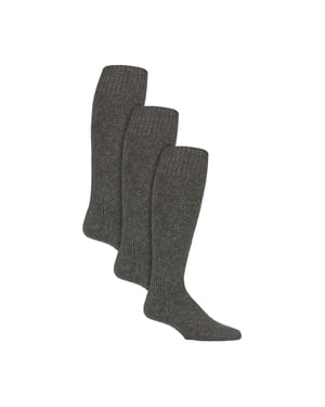 Paquete de 3 Calcetines de Pescador | Calcetines de Larga de Lana para Hombre | Calcetines de Pesca hasta la Rodilla