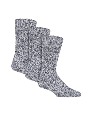 Paquete de 3 calcetines de lana para hombre | Calcetines gruesos Pennine Walker | Calcetines para senderismo al aire libre
