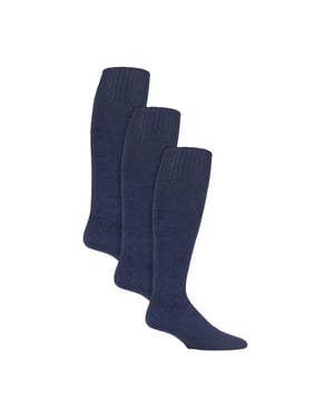 Paquete de 3 Calcetines de Pescador | Calcetines Largos de Lana para Hombre | Calcetines de Pesca Hasta la Rodilla