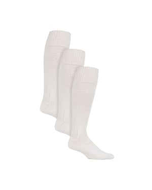Paquete de 3 Calcetines de Pescador | Calcetines Largos de Lana para Hombre | Calcetines de Pesca hasta la Rodilla