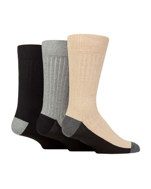 Paquete de 3 calcetas casuales para hombre para todas las temporadas